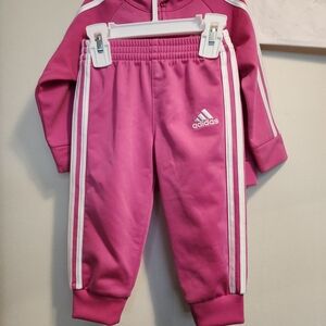 Adidas Kids Fuchsia Matching Set